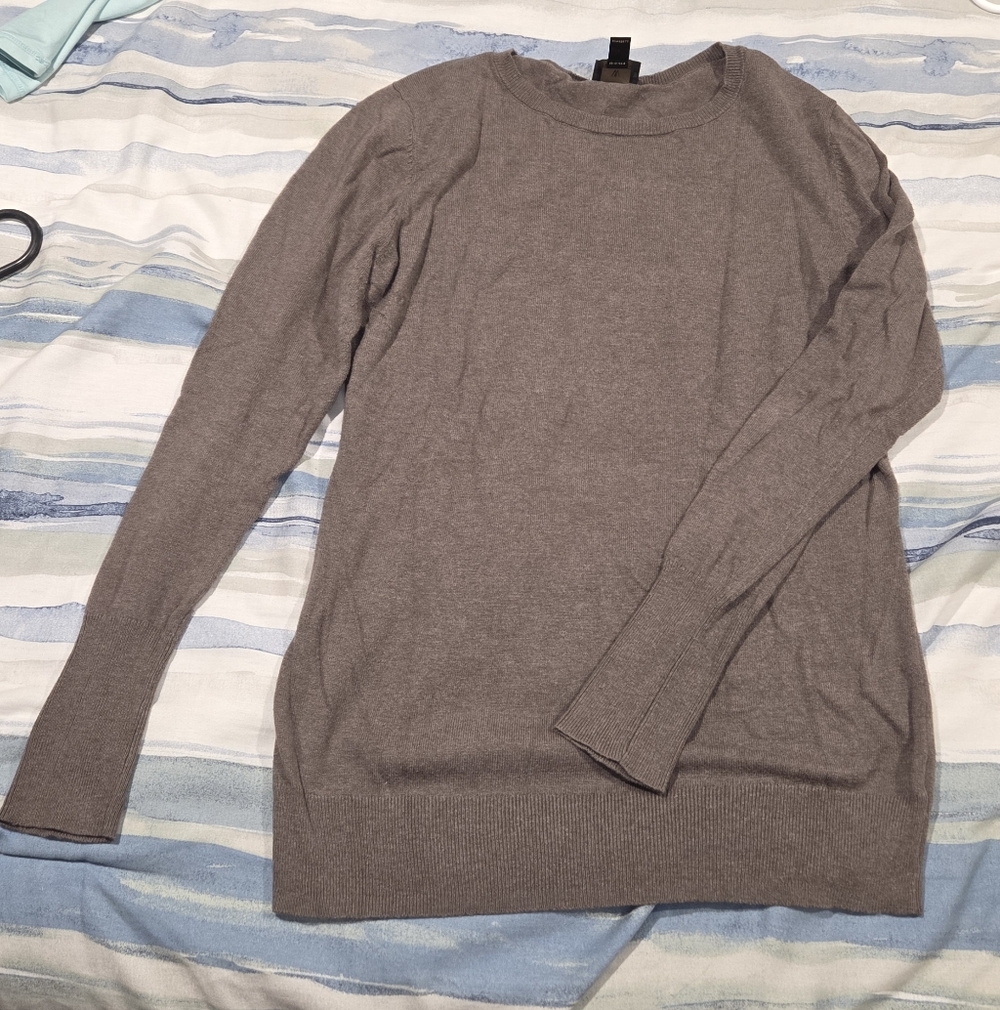 Worthington Taupe Knit Top